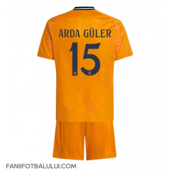 Real Madrid Arda Guler #15 Echipament de Fotbal Replică 2024-25 Copii Deplasare (+ Șorturi)